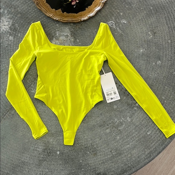 lululemon athletica Tops - NWT Lululemon Wundermost Ultra-Soft Nulu Square-Neck Long-Sleeve Bodysuit